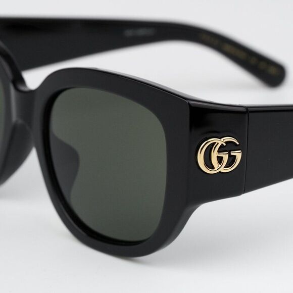 NEW Gucci GG1599SA 001 Black Grey Women Square Sunglasses GG 1599SA - Picture 10 of 15